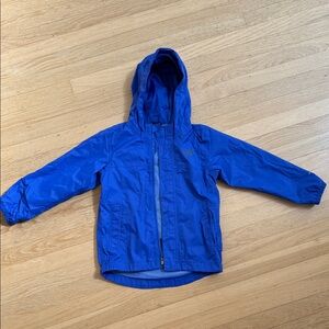 North Face Kids Blue Windbreaker / Rain Jacket - 5Y